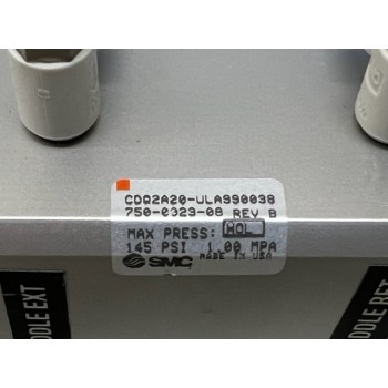 Brooks Automation 750-0023-08 SMC CDQ2A20-ULA990038 Air Cylinder